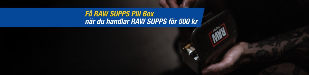 Handla RAW SUPPS fr 500 kr, f RAW SUPPS Pill Box p kpet